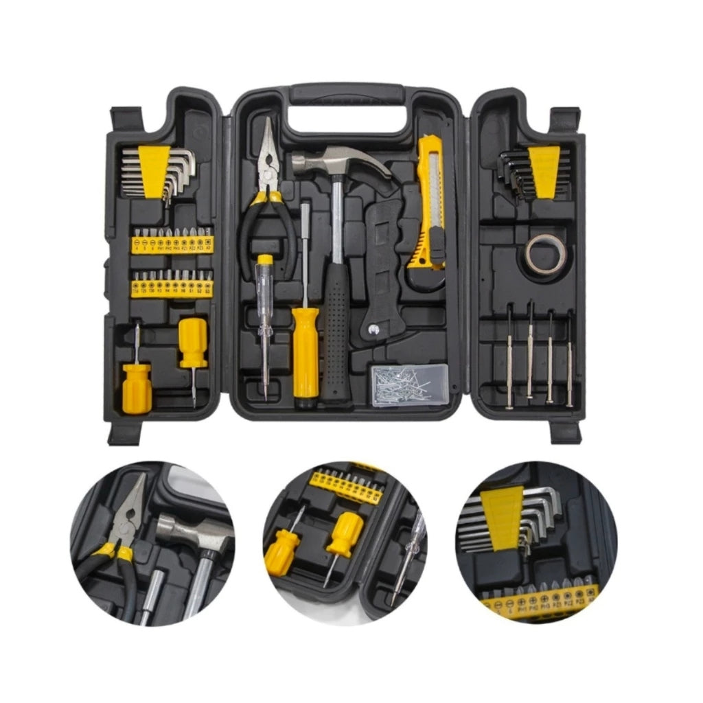 Jogo de Ferramentas Profissional em Aço com Maleta