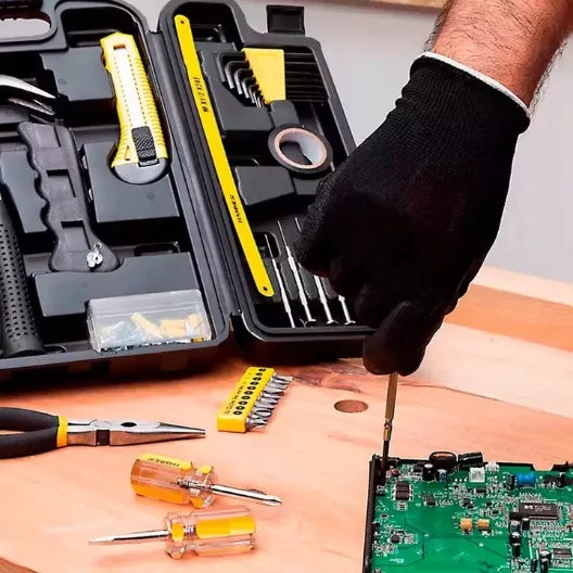 Jogo de Ferramentas Profissional em Aço com Maleta