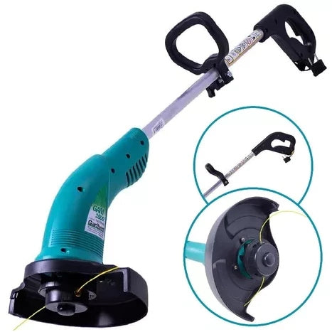 Aparador de Grama Elétrico Bipartido 1000W 127V Diâmetro de Corte 25cm