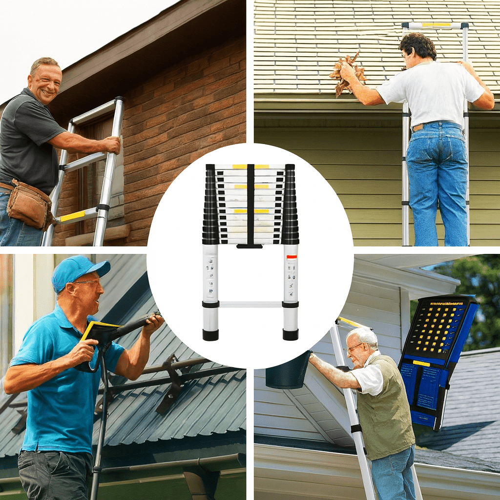 Escada Telescópica Dobrável - Rivvera