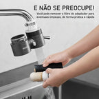Filtro de Água para Torneira com 10 Camadas e Duplo Fluxo Rivvera