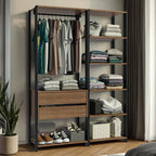 Guarda Roupa Closet Industrial 1 prateleira 2 gavetas |PROMOCAO|