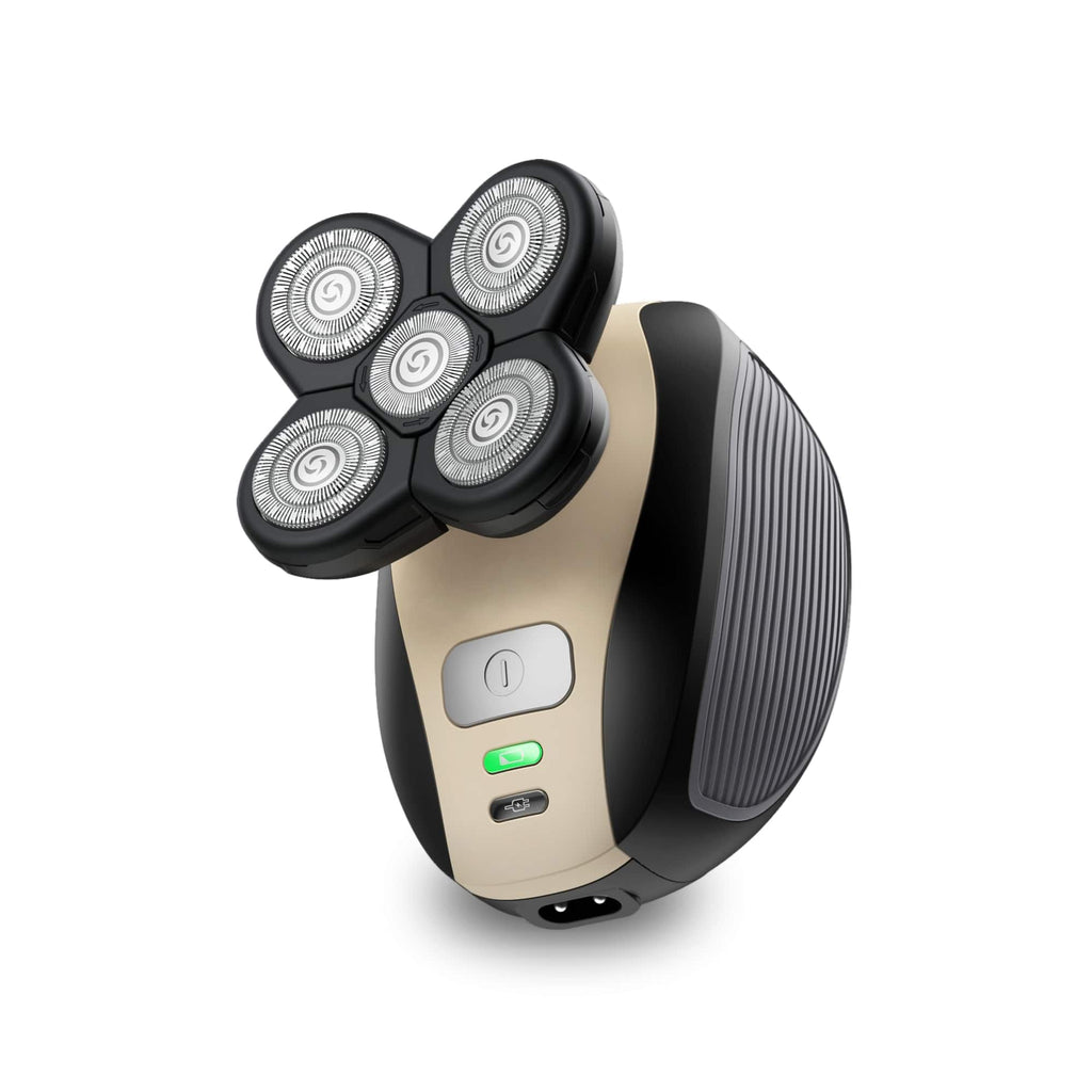 Aparador Elétrico Masculino 5 em 1 Sem Fio IPX5 USB Shaver Max