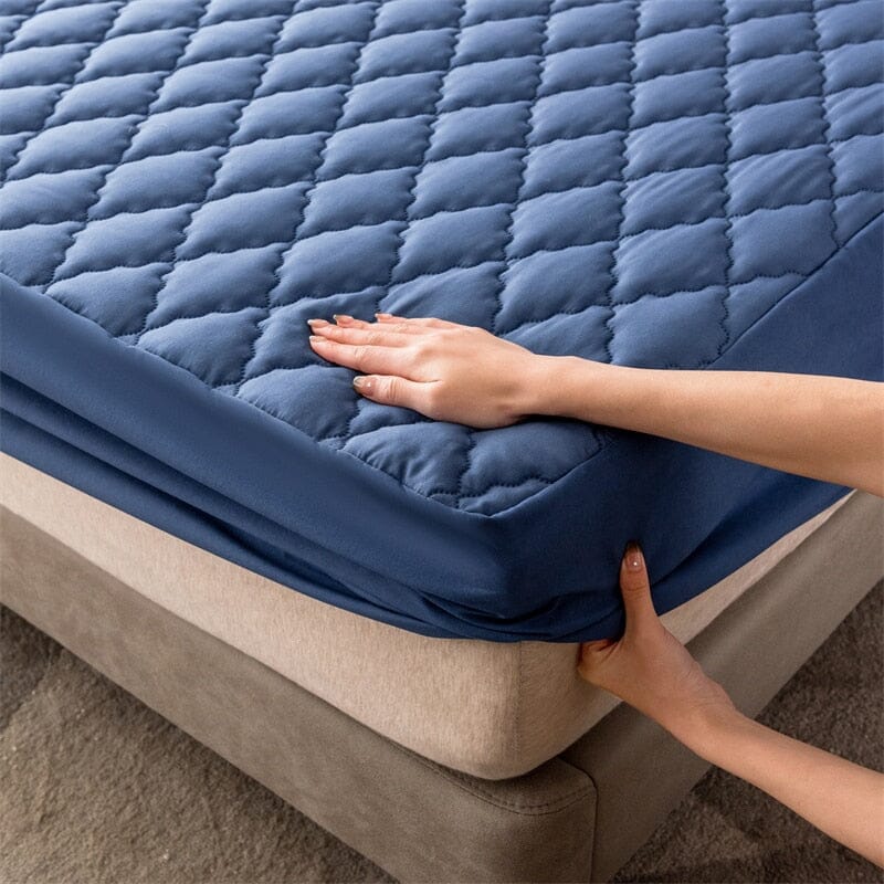 Lençol Impermeável Matelassê com 2 Fronhas Microfibra Lux