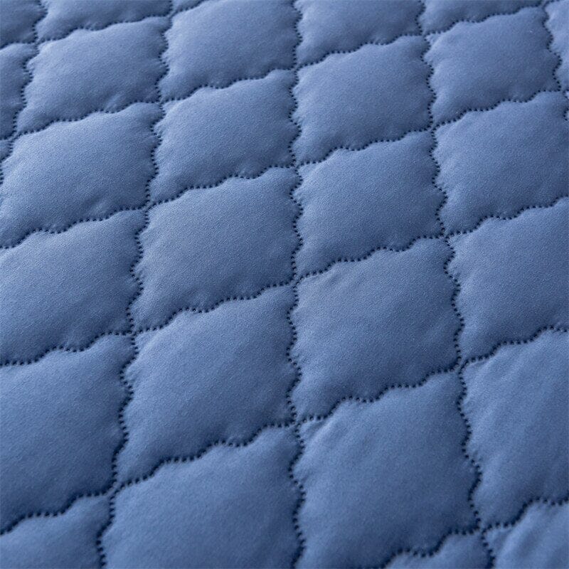 Lençol Impermeável Matelassê com 2 Fronhas Microfibra Lux