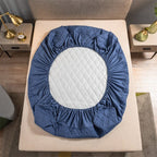 Lençol Impermeável Matelassê com 2 Fronhas Microfibra Lux
