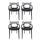 Kit 04 Cadeiras Rivvera Escritório Área Gourmet Restaurante Bar Super Promoção