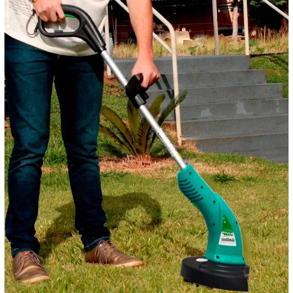 Aparador de Grama Elétrico Bipartido 1000W 127V Diâmetro de Corte 25cm