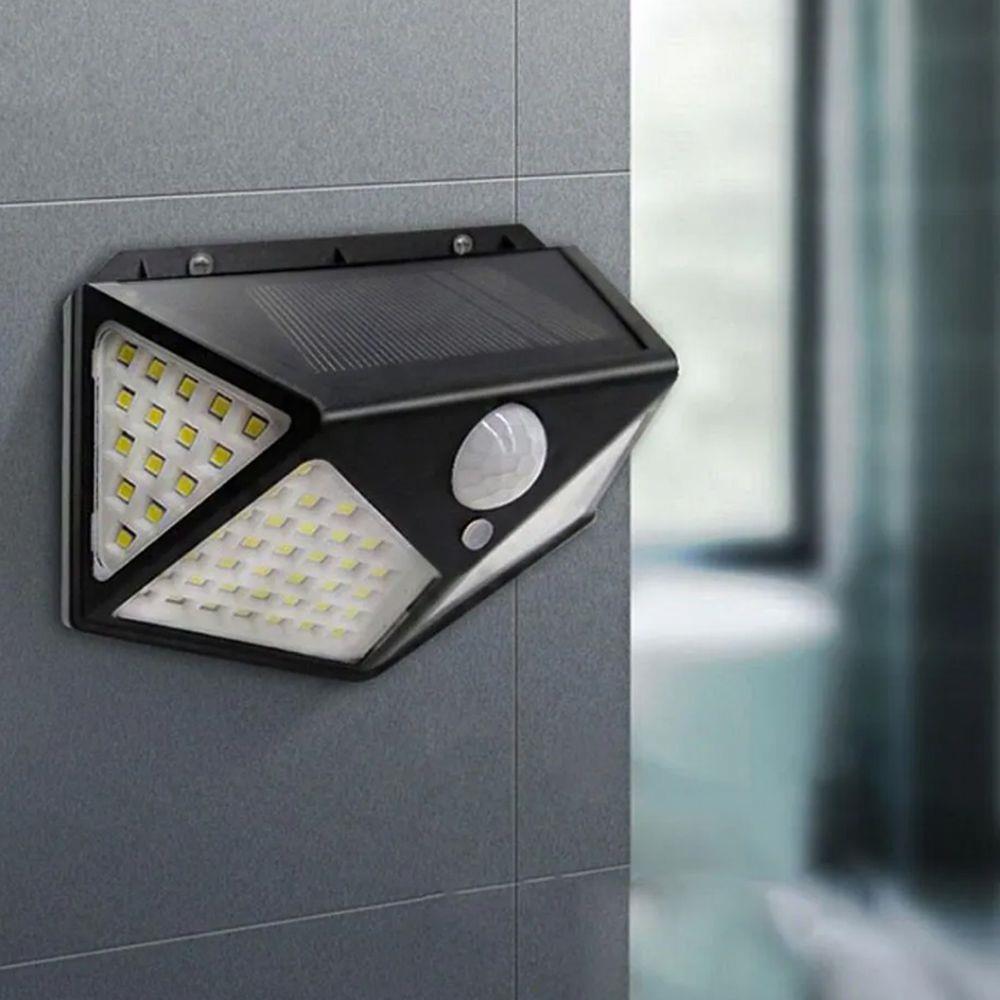 Luminária de Led Solar Externa Com Sensor À Prova Dágua