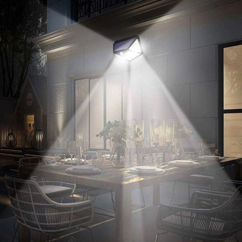 Luminária de Led Solar Externa Com Sensor À Prova Dágua
