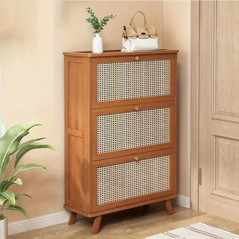 Sapateira de Bambu Lindy Três Portas