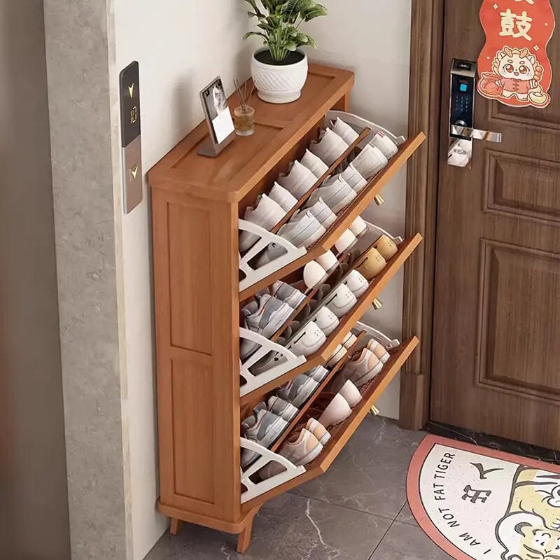 Sapateira de Bambu Lindy Três Portas