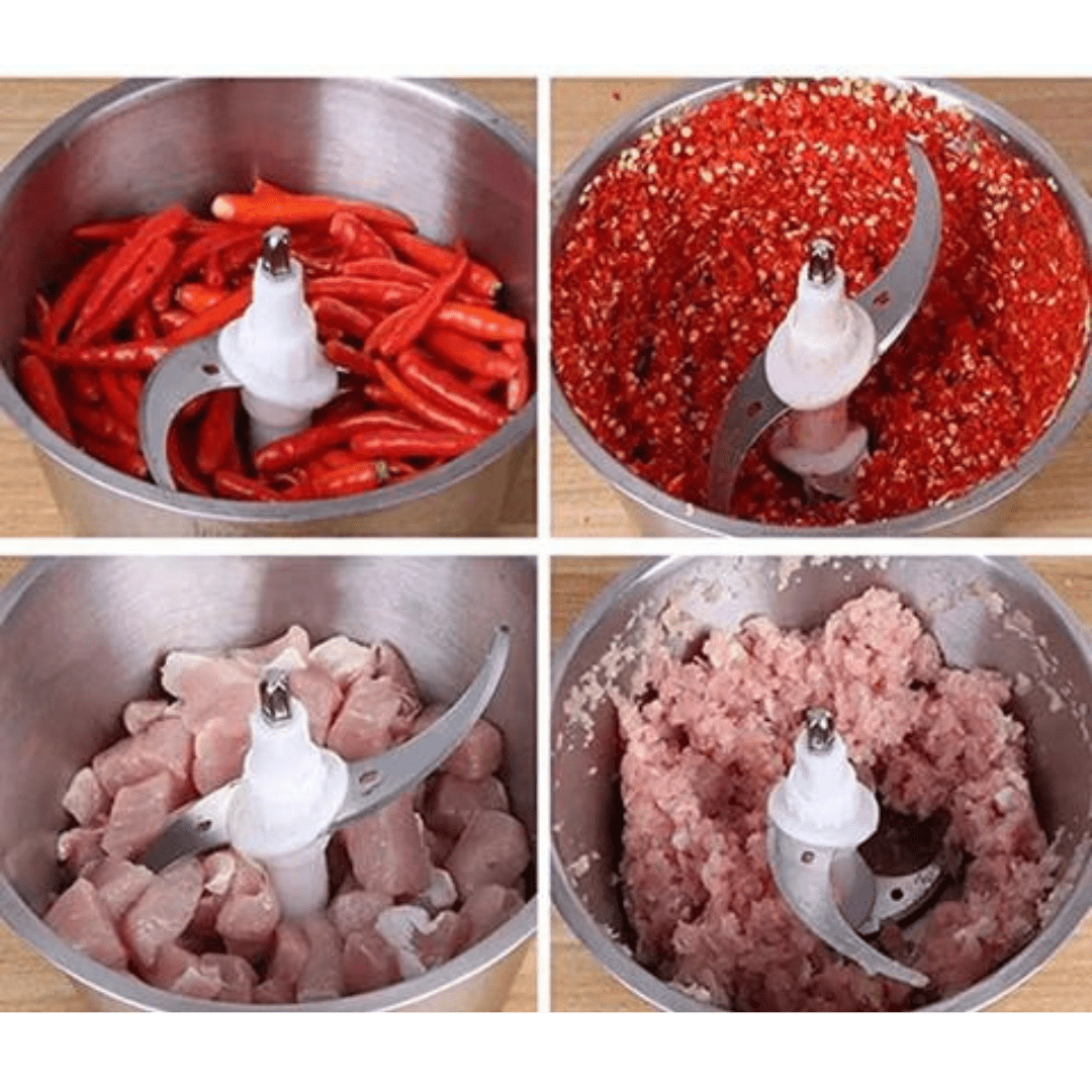 Triturador e Moedor Profissional  3 em 1 de Alimentos em Inox - UltraMixer